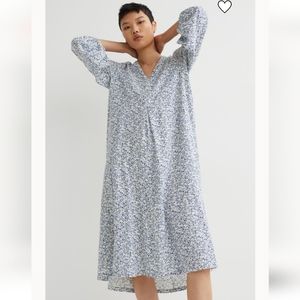 H&M cotton floral dress